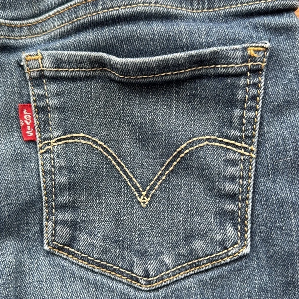 Levi’s 710 Super Skinny Girls Jeans Size 10 Regular Adjustable Waist Denim